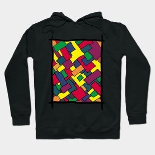 cracked roofs yellow Hoodie